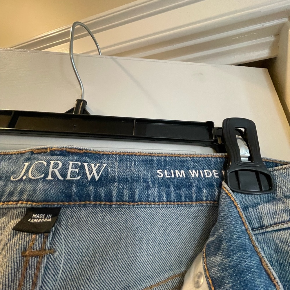 JCREW Slim Wide-Leg Jeans